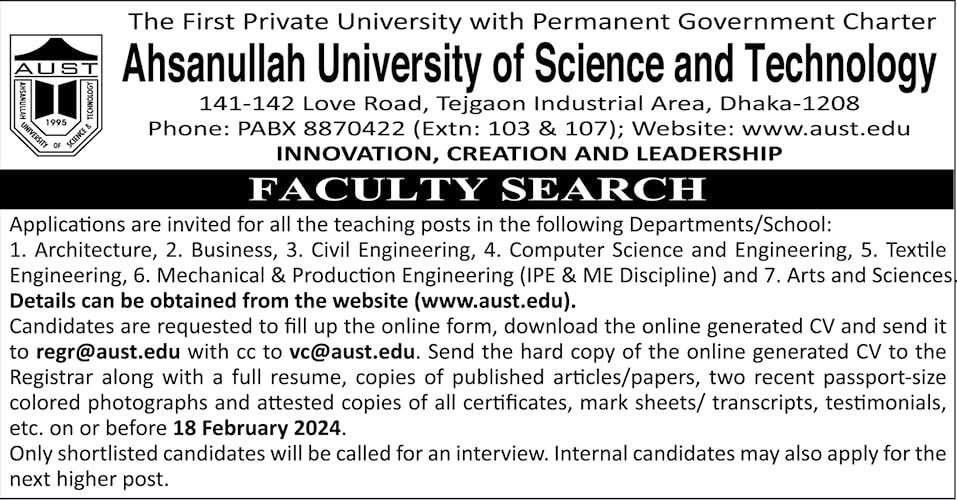 All Public-Private University Job Circulars In B'desh 2024